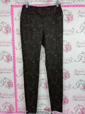 Lisette pants paisley brown black blue